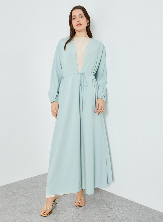 ستايلي عباية كيمونو برباط خصر للنساء - Image 1